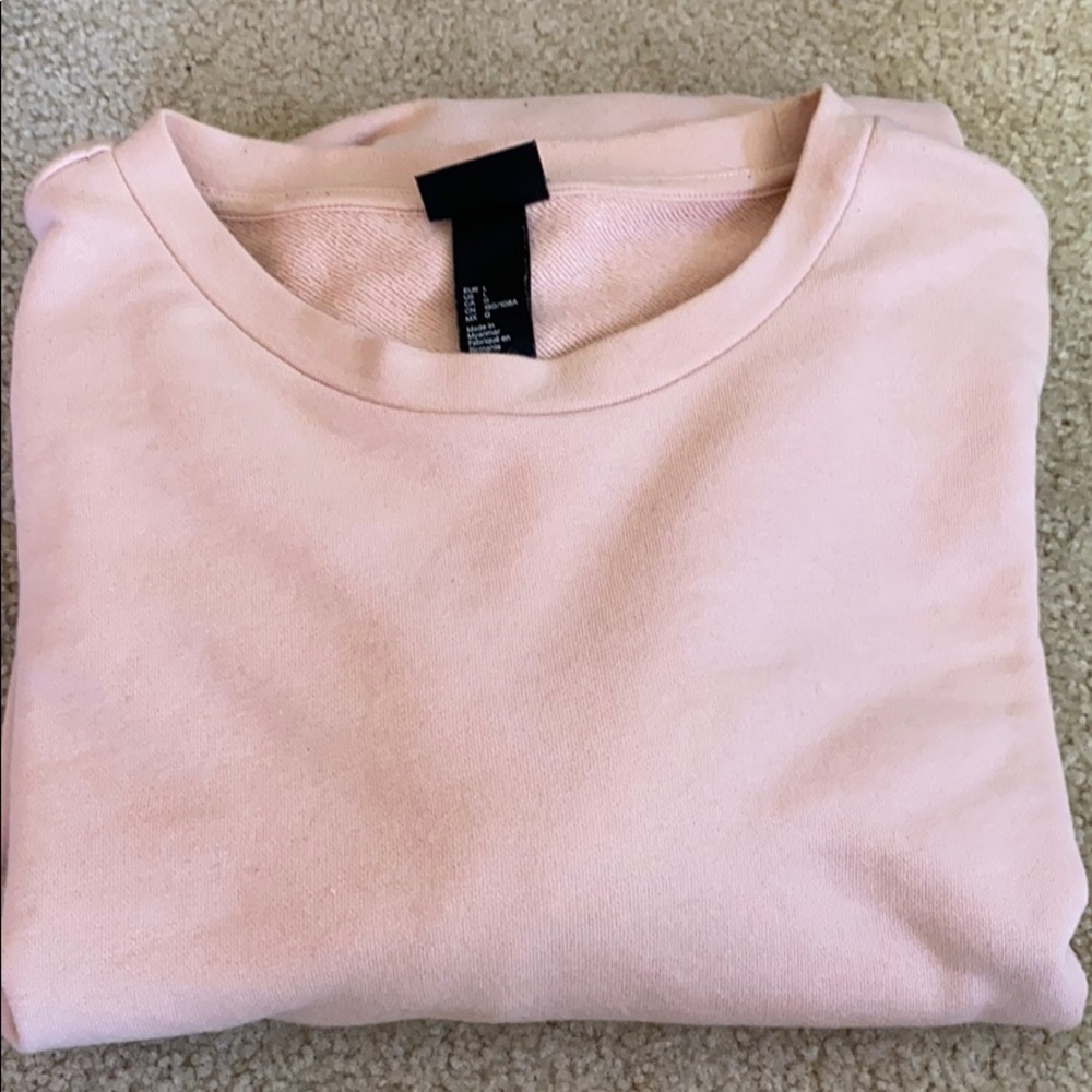 Baby pink sweatshirt